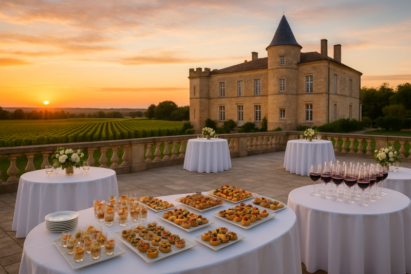 5 Idées de Cocktails Dînatoires à Saint-Émilion